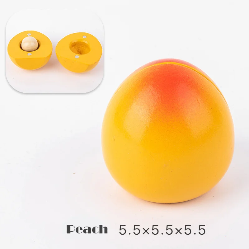 Magnetic Wooden Cutting Fruits Vegetables Pretend Play Simulation Kitchen Toys Classic Game Montessori Educational Toys For Kids - Image 26