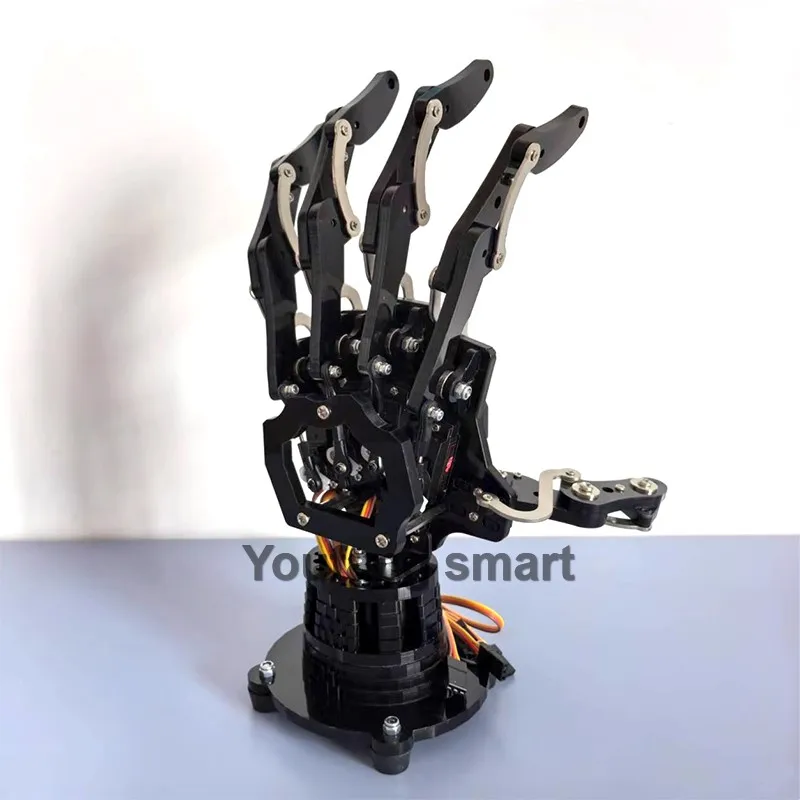 5 Dof Robot Hand with Base Humanoid Robotic Finger Bionic Assembled Mechanical Manipulator Claw for Arduino Programmable Robot - Image 24