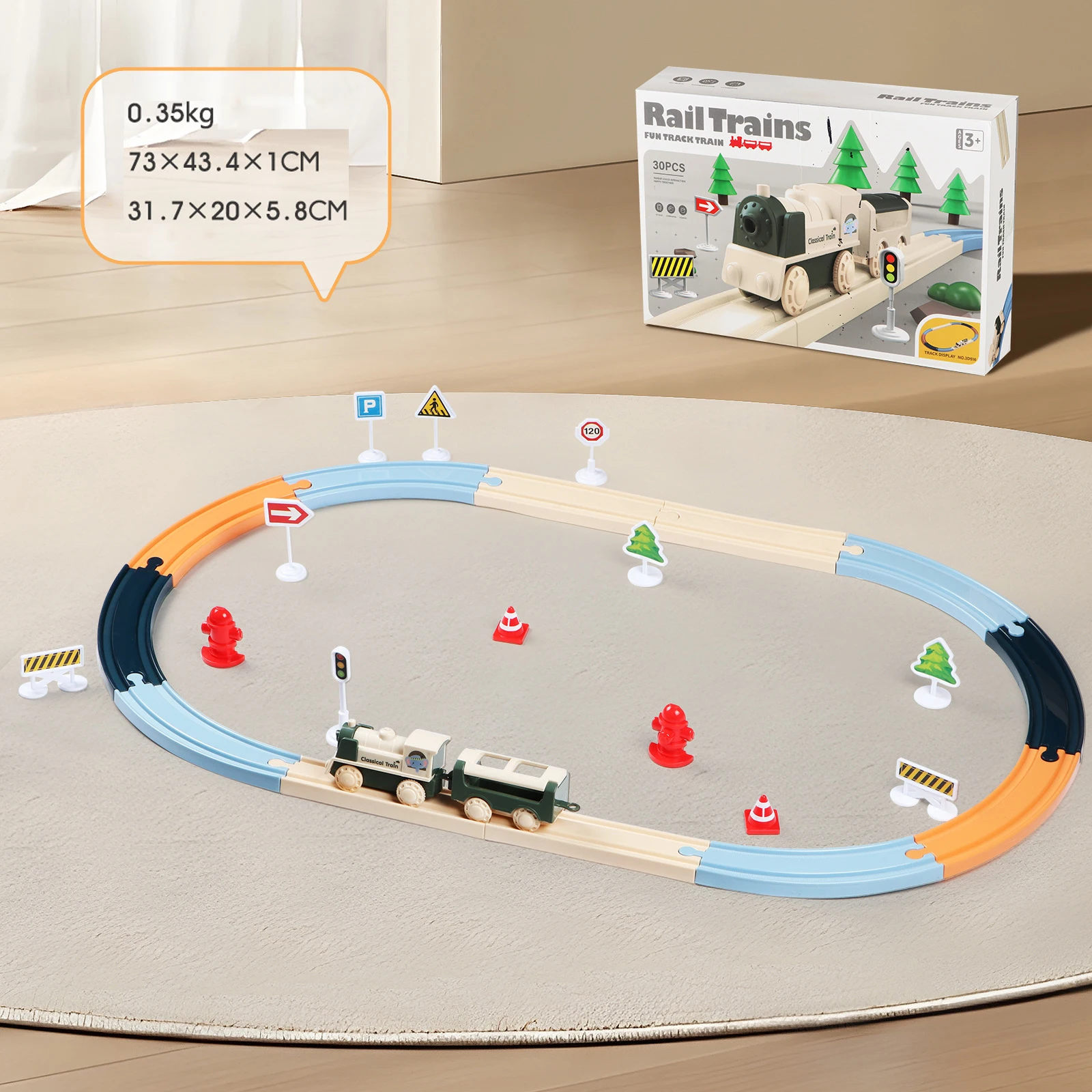New DIY Rail Train Children Toys Puzzle Assembled Railway Track Building Block Track Toy for Kids Gifts/Christmas Gifts - Image 14