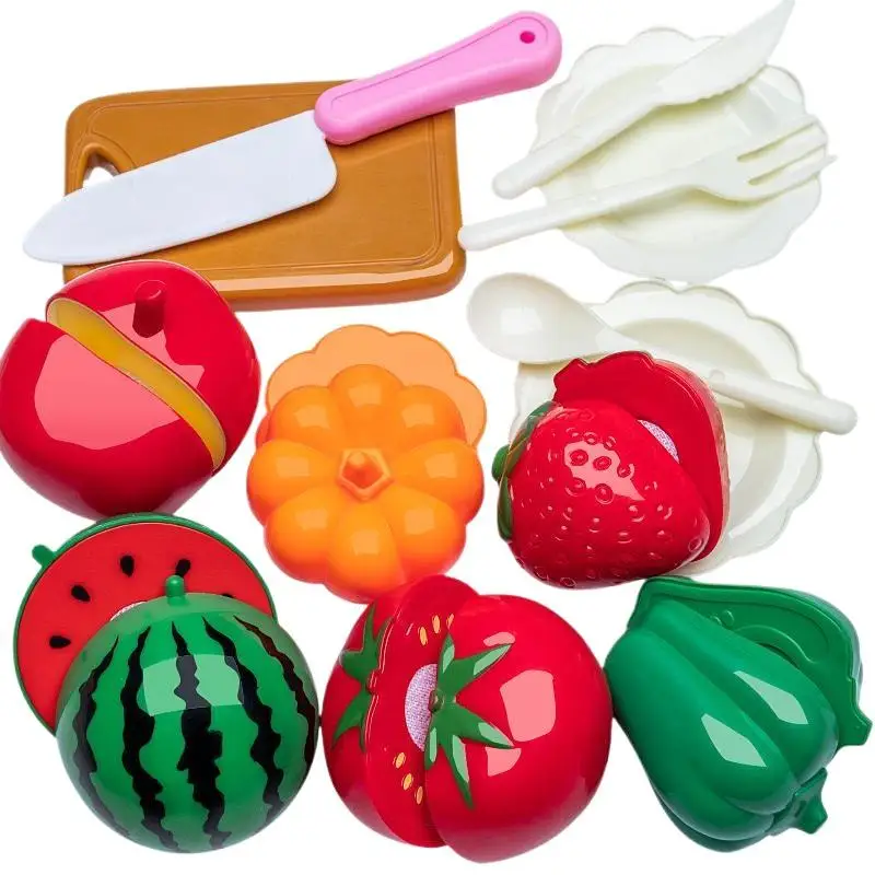 Cutting Play Food Toy Set Kitchen Pretend Play Fruit Vegetable Toy For Kids Educational Learning Food Toys Fun Toddlers Gifts - Image 18