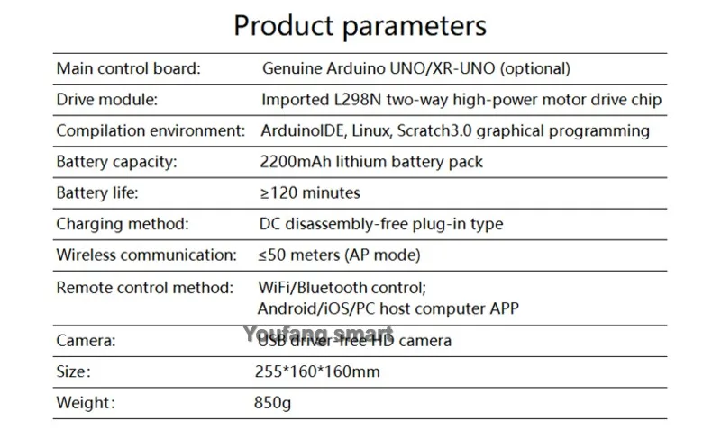 APP Control 4WD Robot Car WiFi Bluetooth Video Line Following Obstacle Avoiding RC Tank For Arduino Programmable Robot DIY Kit - Image 23