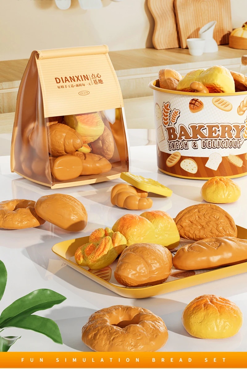Children Pretend Play Kitchen Toys Sets Simulation Dessert Bread Food Cooking Games Play House Party Activities Games Girl Toys - Image 10