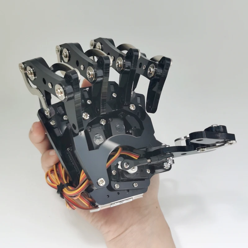 5 Dof Robot Hand with Base Humanoid Robotic Finger Bionic Assembled Mechanical Manipulator Claw for Arduino Programmable Robot - Image 12