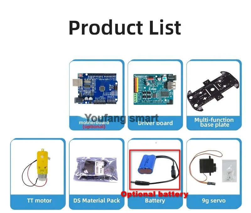 APP Control 4WD Robot Car WiFi Bluetooth Video Line Following Obstacle Avoiding RC Tank For Arduino Programmable Robot DIY Kit - Image 24
