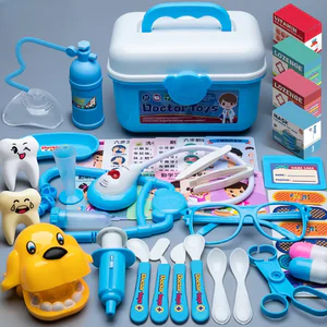 Doctor Nurse Role Play Set Medical Tools With Stethoscope Injectors In A Pretend Play Trolley Box Ideal Gift for Kids Boys Girls