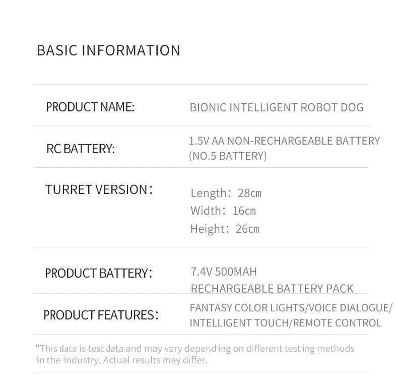 8WD Smart Robot Dog, Voice Control & Touch Interaction, Programmable Actions, Water Bead Turret, Music & Mist Spray, for Kids - Image 24