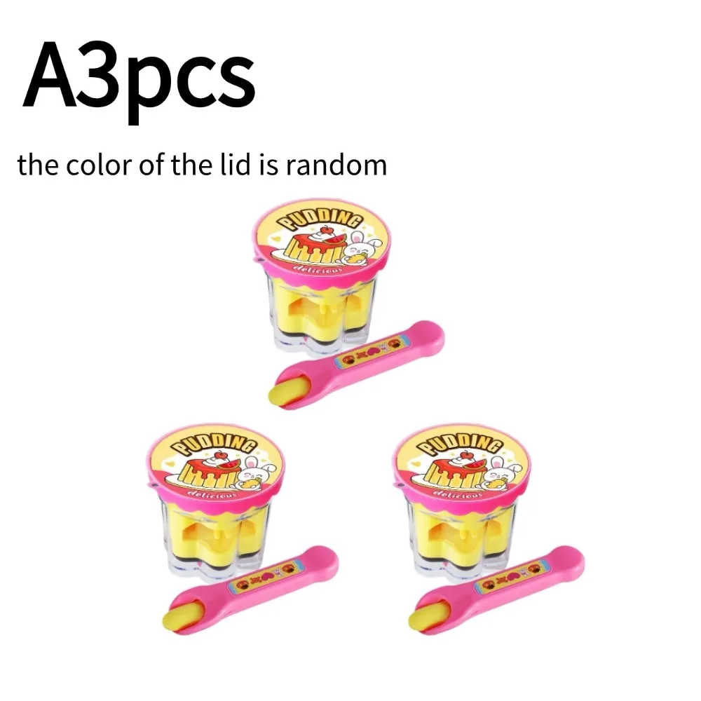 Pretend Play Pudding Feeding Toy Set with Magic Spoon Simulation Food Kitchen Toys for Kids Interactive Role Play Gift for Girls - Image 8