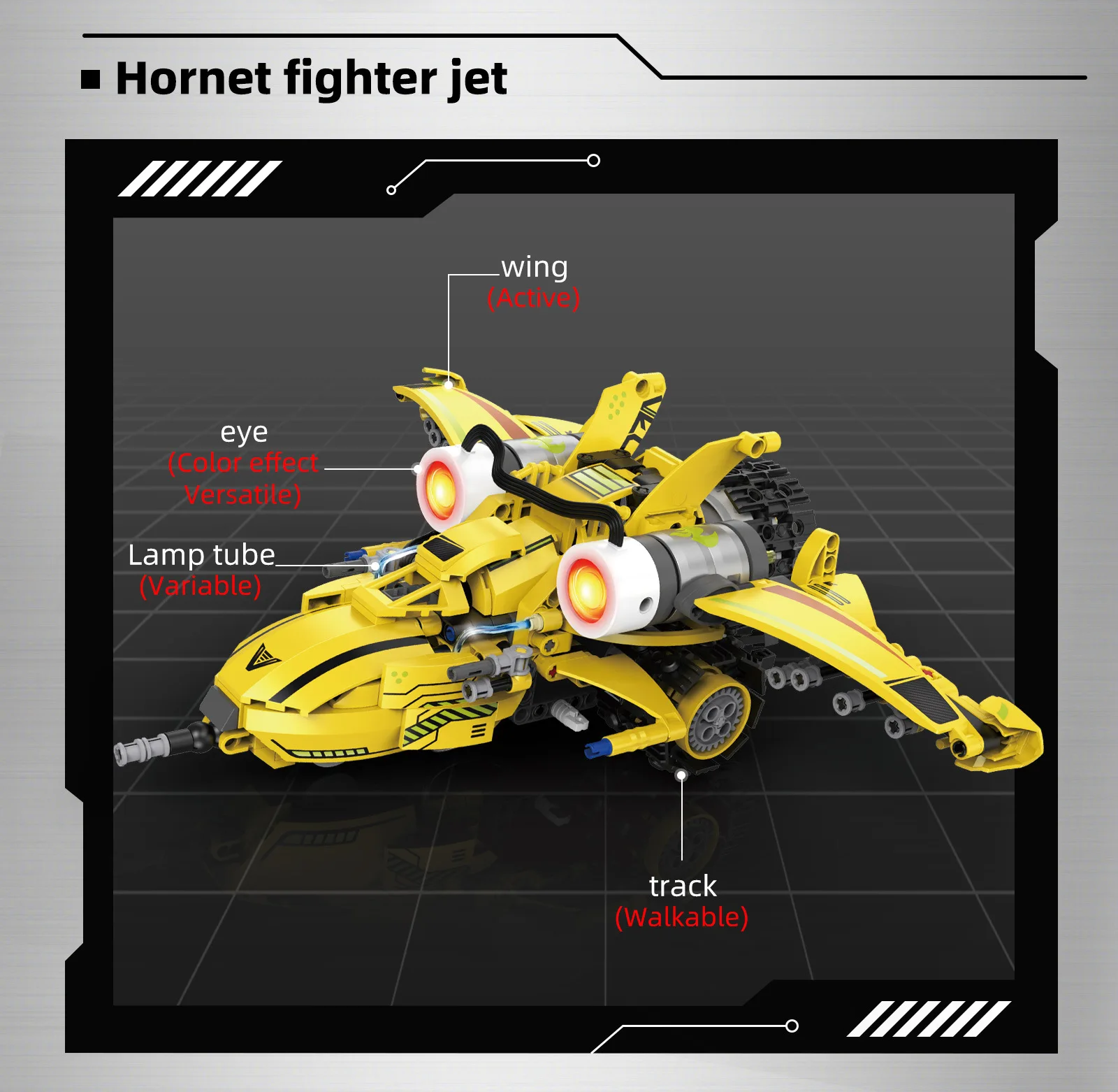 5-in-1 Programmable Robot Building Blocks Kit Remote/APP Control Digital Display Color Sensor STEM Toy for Kids Adults - Image 16