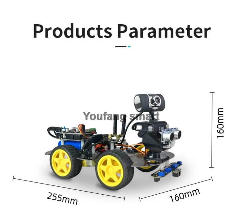APP Control 4WD Robot Car WiFi Bluetooth Video Line Following Obstacle Avoiding RC Tank For Arduino Programmable Robot DIY Kit - Image 22
