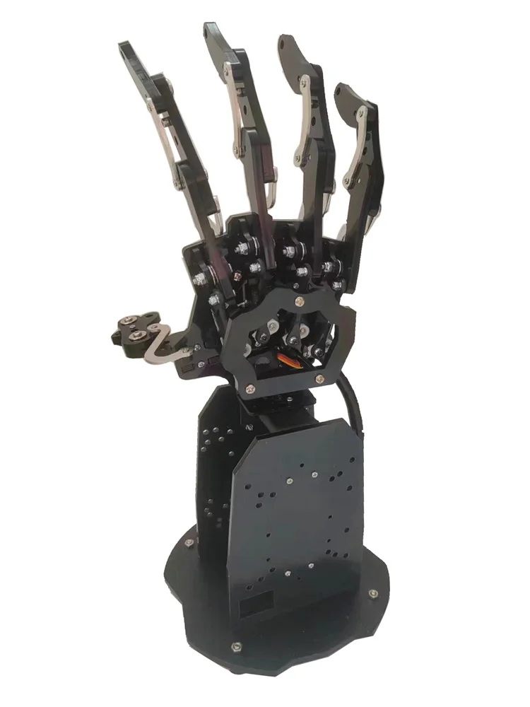 5 Dof Robot Hand with Base Humanoid Robotic Finger Bionic Assembled Mechanical Manipulator Claw for Arduino Programmable Robot - Image 14