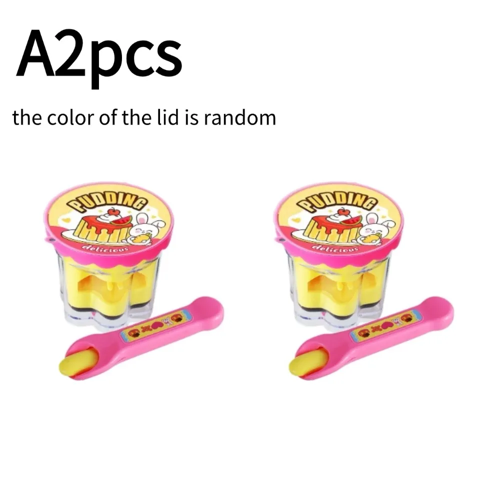 Pretend Play Pudding Feeding Toy Set with Magic Spoon Simulation Food Kitchen Toys for Kids Interactive Role Play Gift for Girls - Image 7