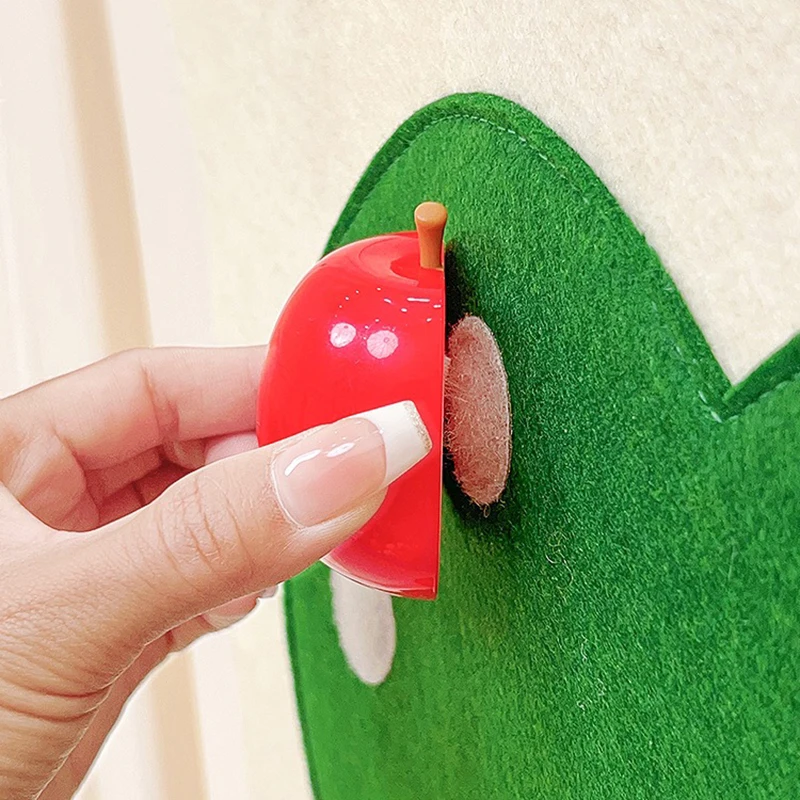 Baby Felt Board Play Food Toys Wall Sticker Fruits Vegetables Pretend Play Kitchen Games Fine Motor Skills Early Educational Toy - Image 20