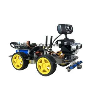 APP Control 4WD Robot Car WiFi Bluetooth Video Line Following Obstacle Avoiding RC Tank For Arduino Programmable Robot DIY Kit