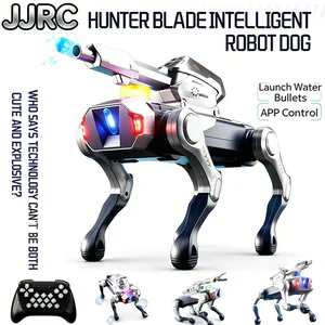 JJRC R41 Pro Intelligent AI RC Robot Dog Voice Dialogue APP Remote Control Programming Singing Dancing Machine Dog Kids Toys