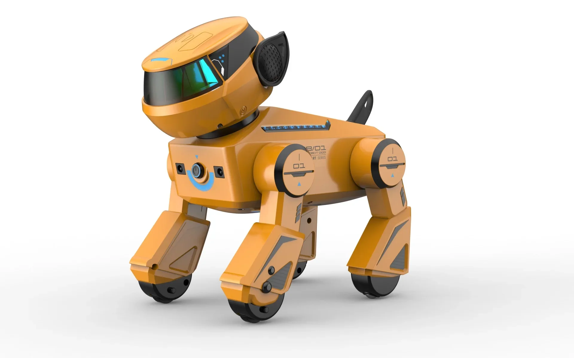 Ai Smart Robot Dog Gesture Touch Remote Control Bluetooth Speaker Song Programmable Cool Lighting Toy For Kids Aged 6+Interactio - Image 14