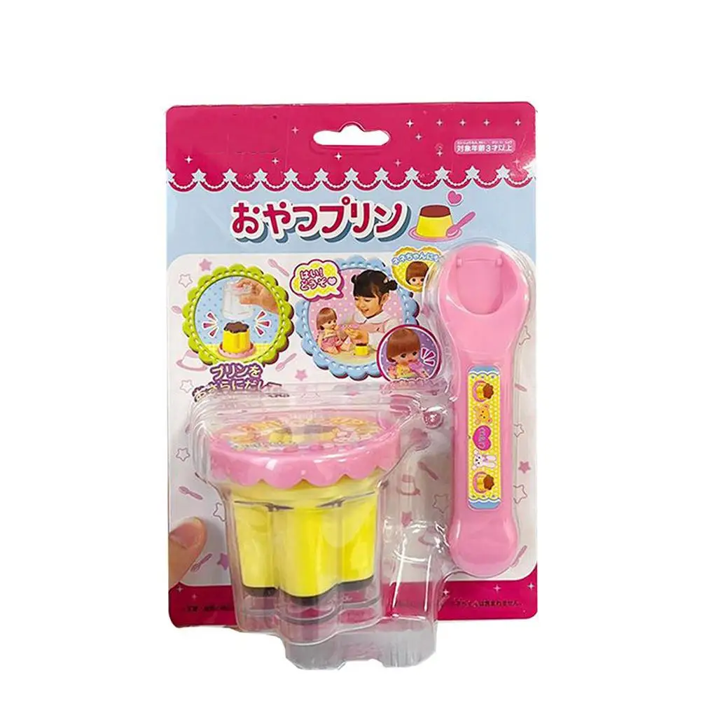 Pretend Play Pudding Feeding Toy Set with Magic Spoon Simulation Food Kitchen Toys for Kids Interactive Role Play Gift for Girls - Image 13