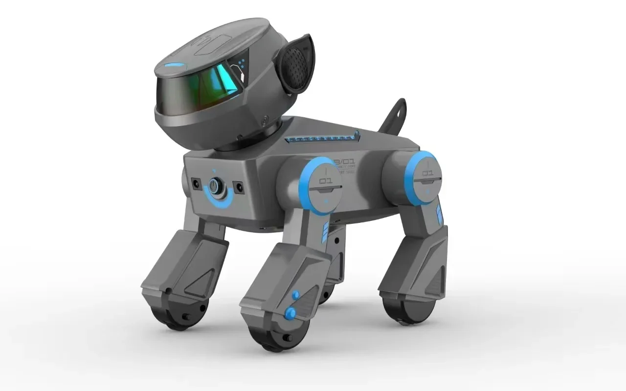 Ai Smart Robot Dog Gesture Touch Remote Control Bluetooth Speaker Song Programmable Cool Lighting Toy For Kids Aged 6+Interactio - Image 16